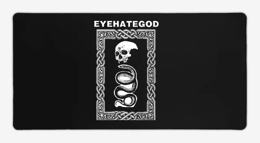 Mouse pad Gamer Negro de EYEHATEGOD