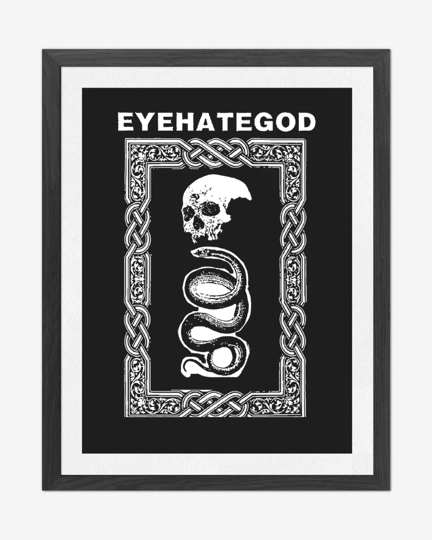 Cuadro decorativo Negro de EYEHATEGOD