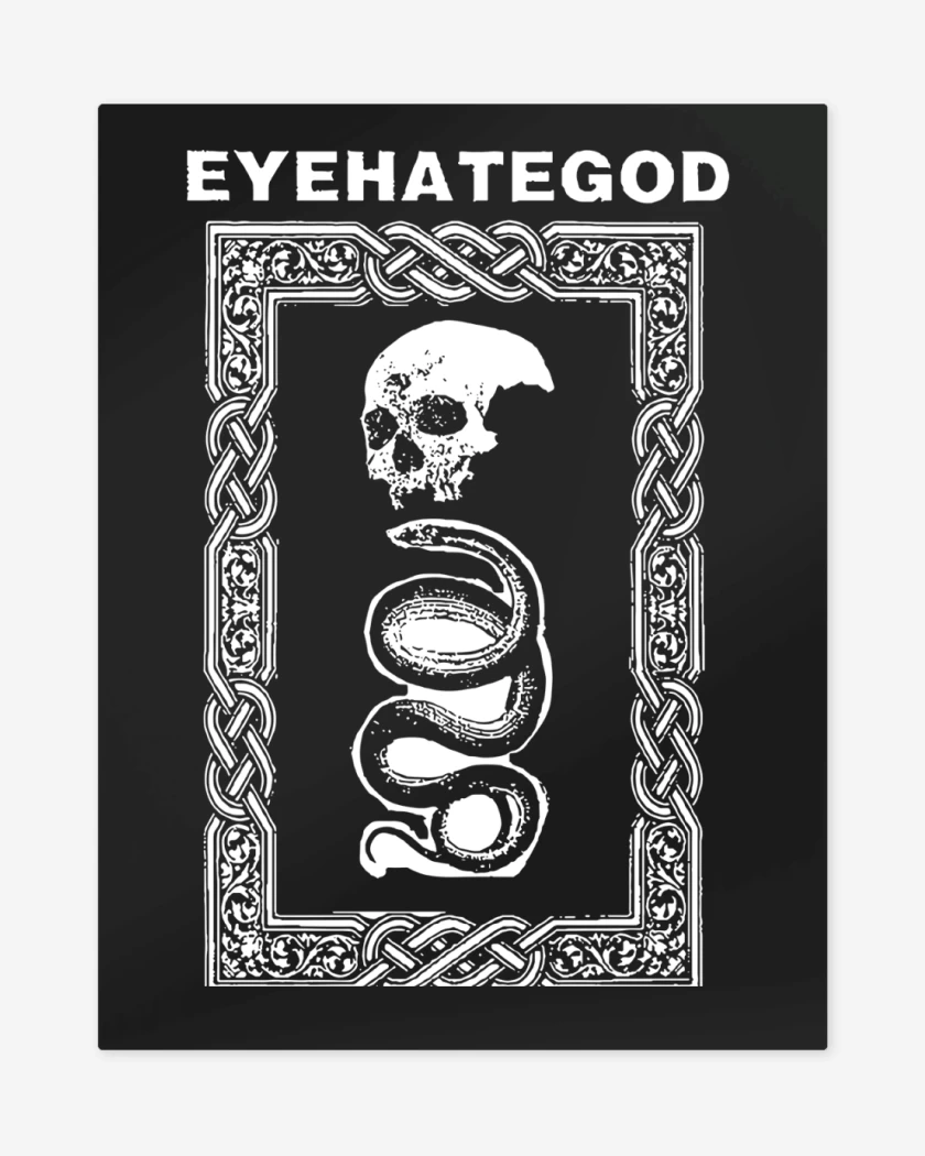 Print metalico Negro de EYEHATEGOD
