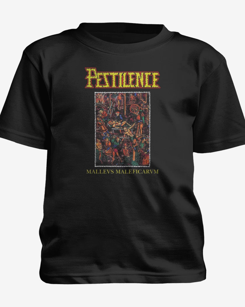 Polera de niño Negro de Pestilence Maleficarvm