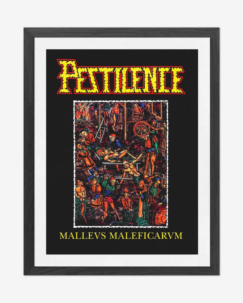 Cuadro decorativo Negro de Pestilence Maleficarvm