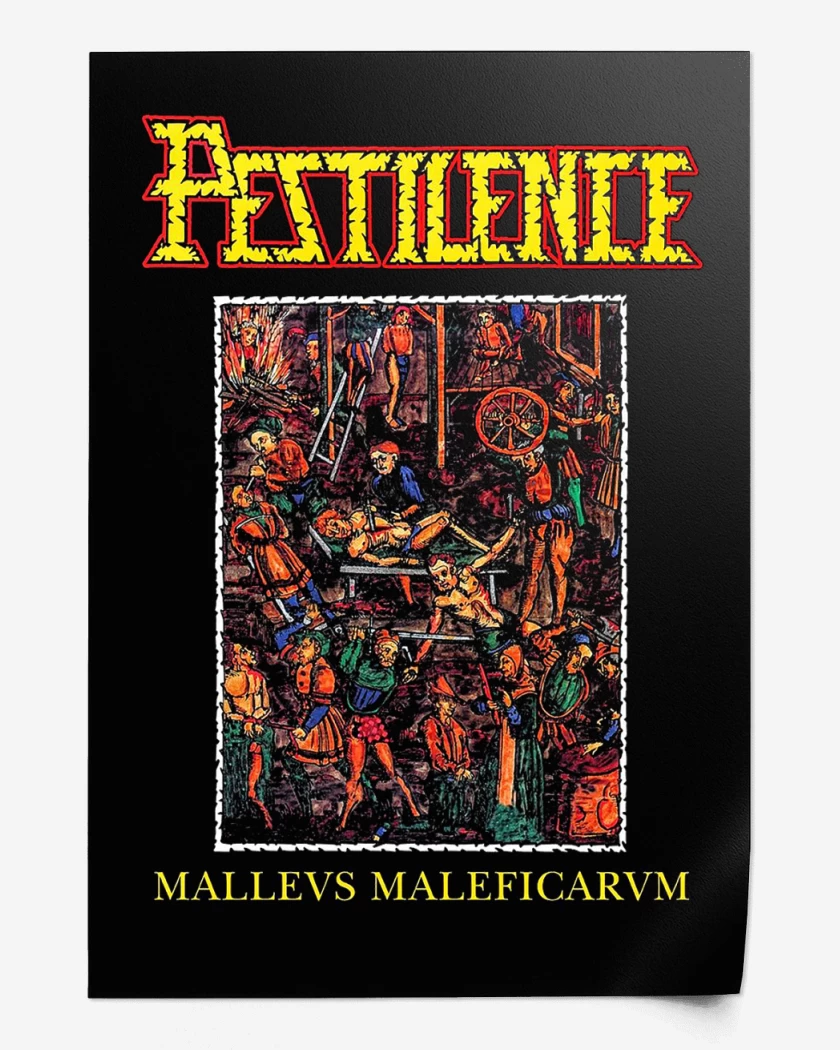 Print Negro de Pestilence Maleficarvm