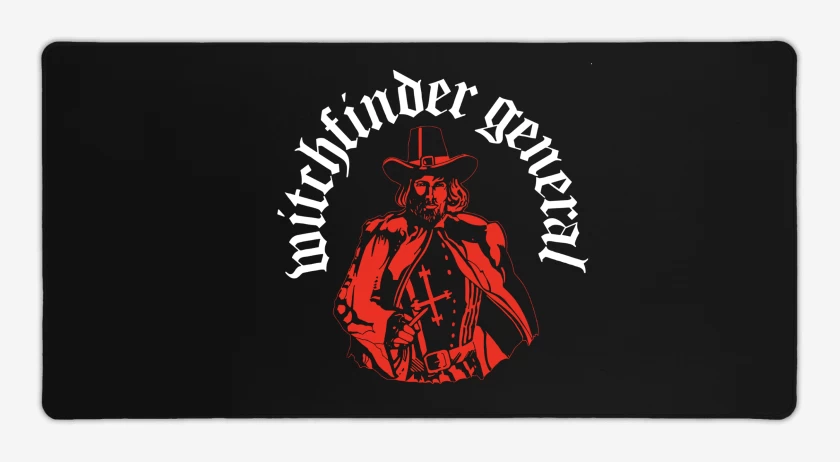 Mouse pad Gamer Negro de Witchfinder General