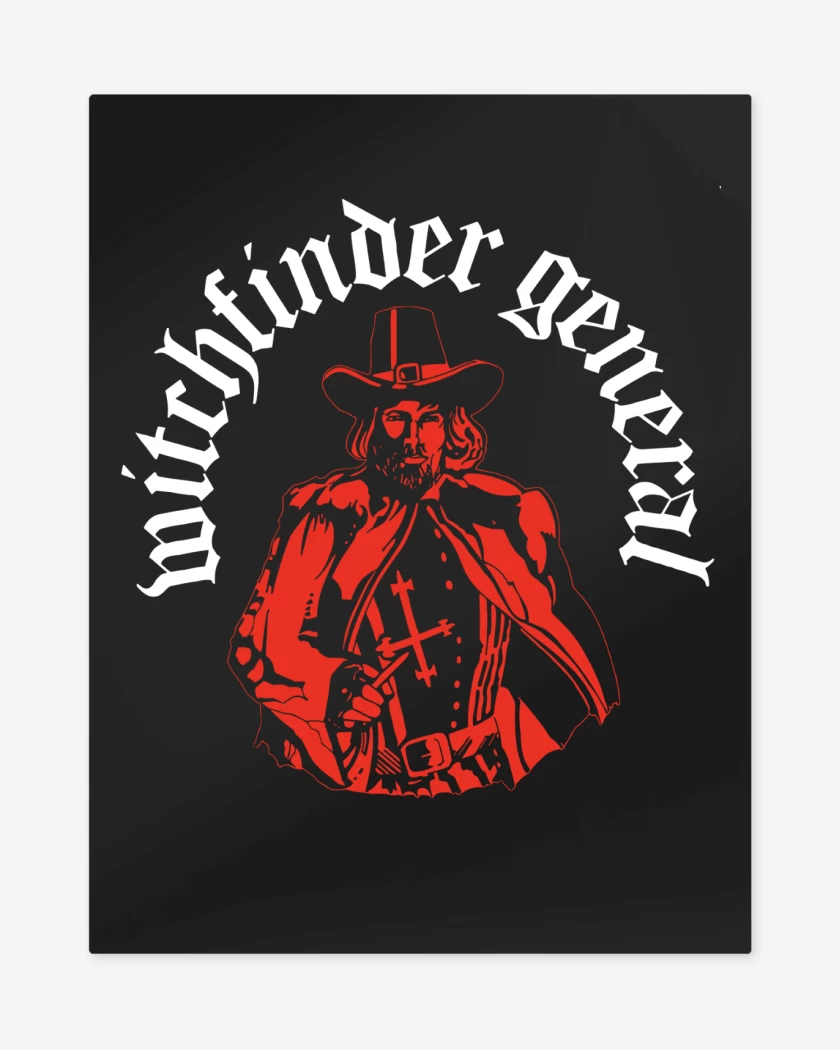 Print metalico Negro de Witchfinder General