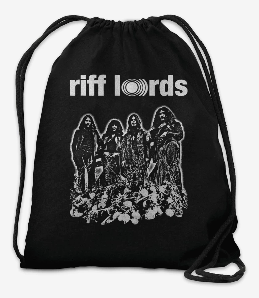 Mochila Negro de Black Sabbath RIFF LORDS