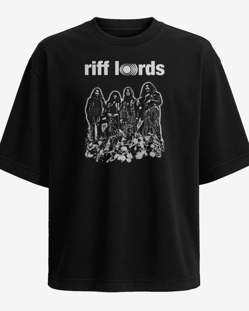 Polera Oversize Black Sabbath RIFF LORDS