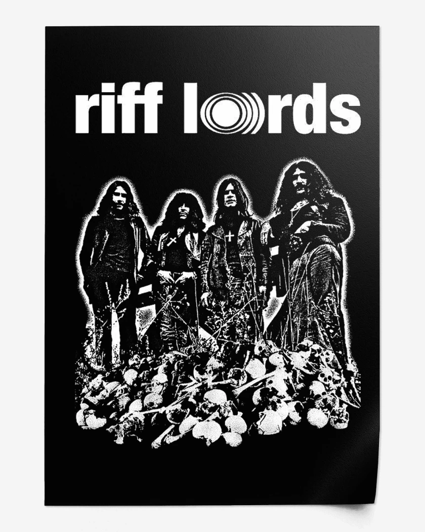 Print Black Sabbath RIFF LORDS