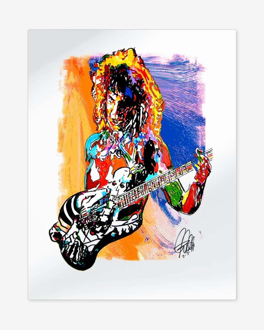 Print metalico Blanco de George Lynch Dokken