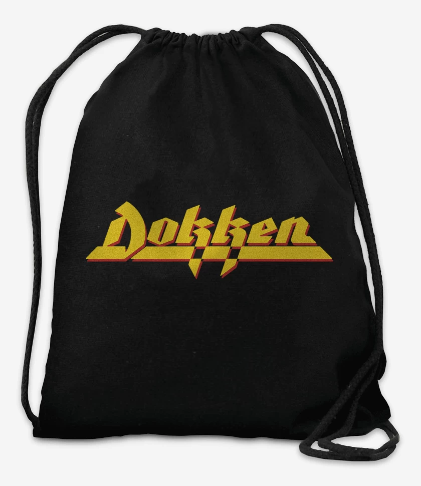 Mochila Negro de Dokken Logo