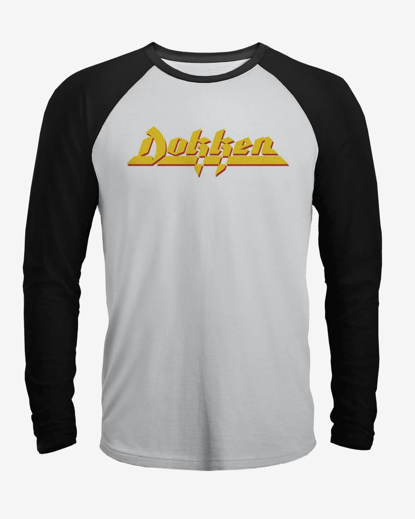 Polera Raglan Dokken Logo