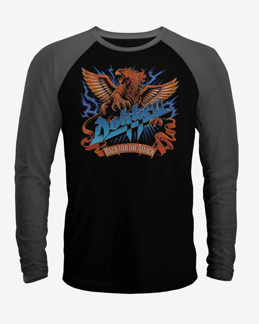 Polera Raglan Dokken Back For the Attack