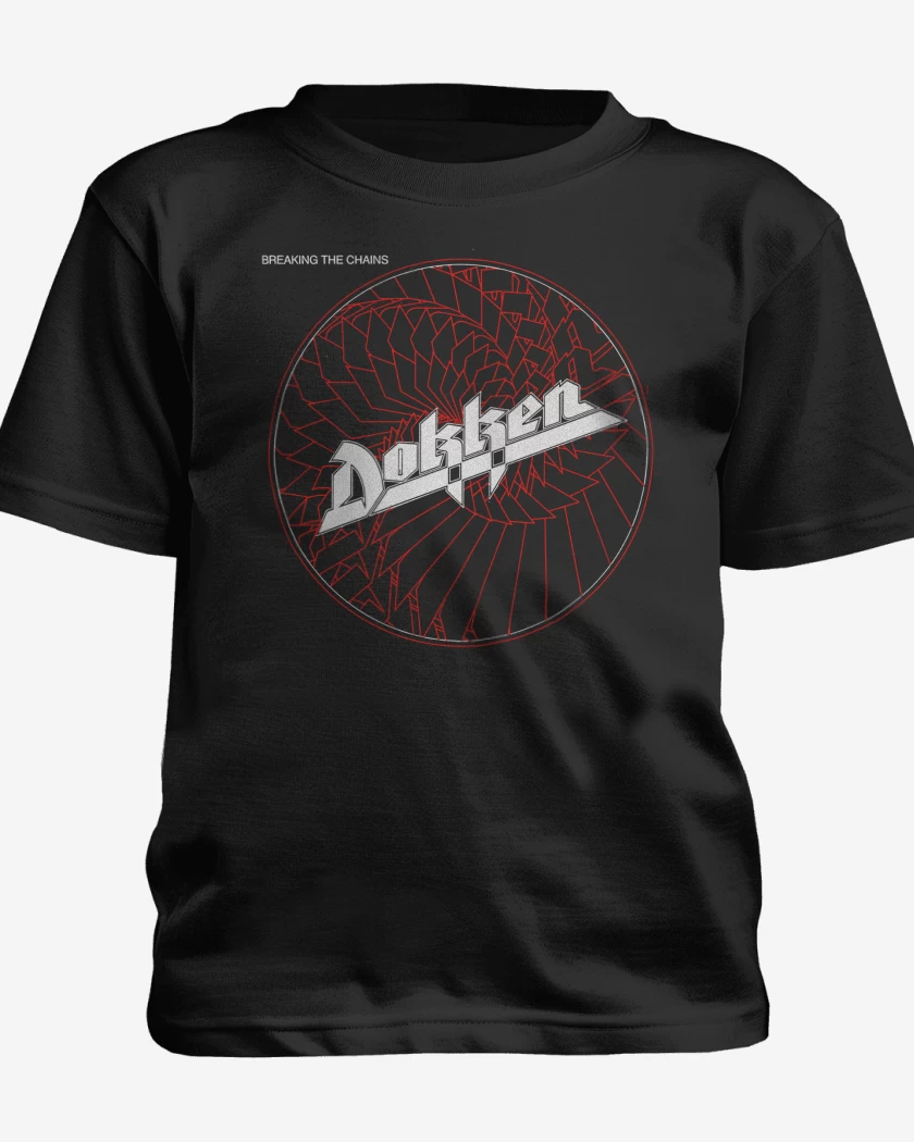 Polera de niño Negro de Dokken Breaking the Chains