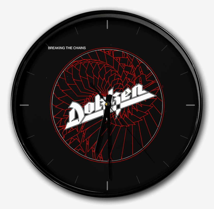 Reloj Negro de Dokken Breaking the Chains
