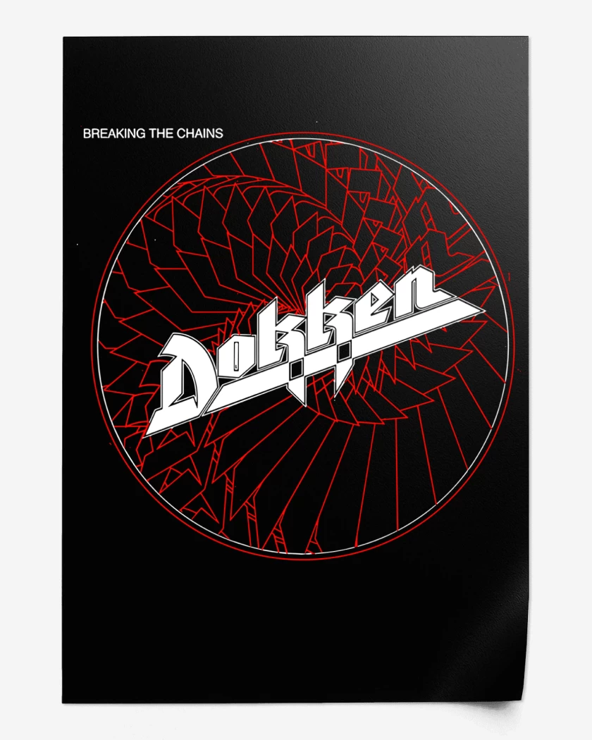 Print Dokken Breaking the Chains