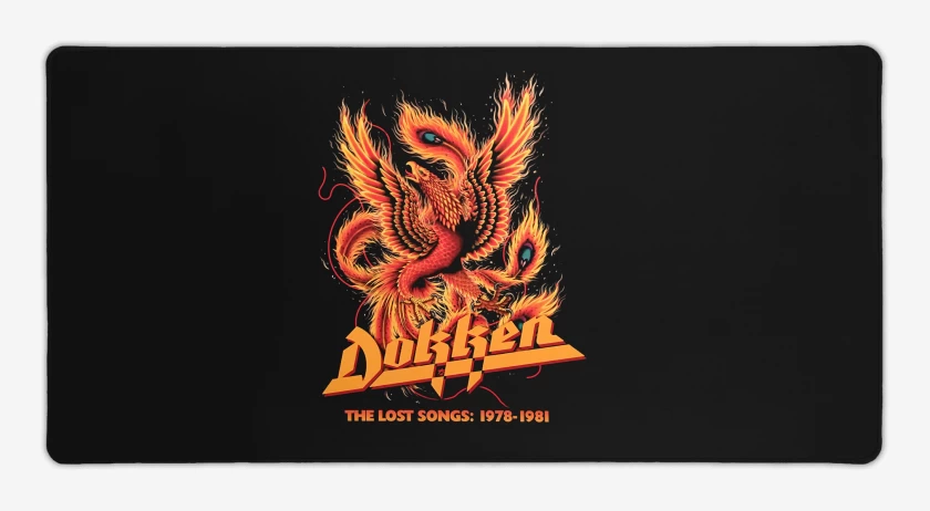 Mouse pad Gamer Negro de Dokken Lost Songs