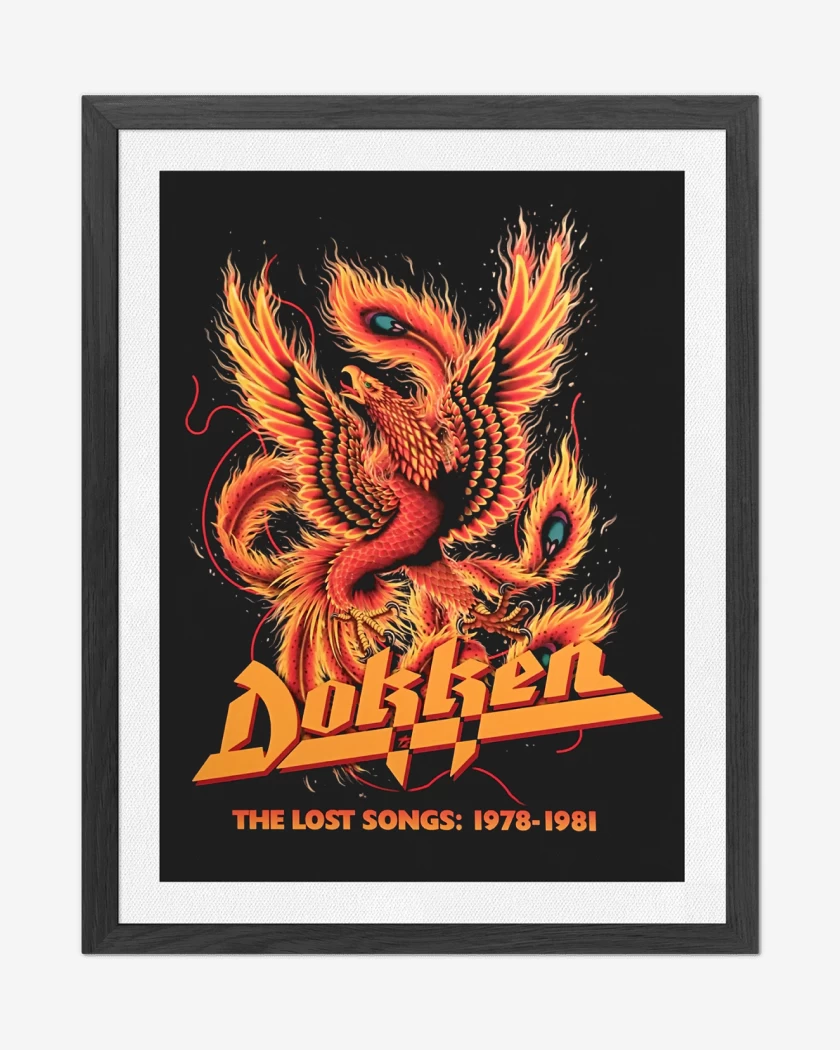 Cuadro decorativo Negro de Dokken Lost Songs