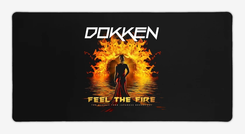 Mouse pad Gamer Dokken Feel the Fire