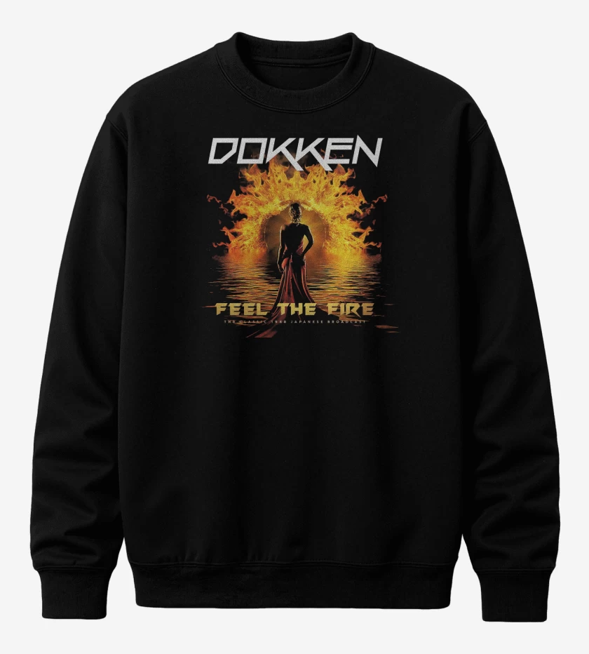 Poleron polo Dokken Feel the Fire