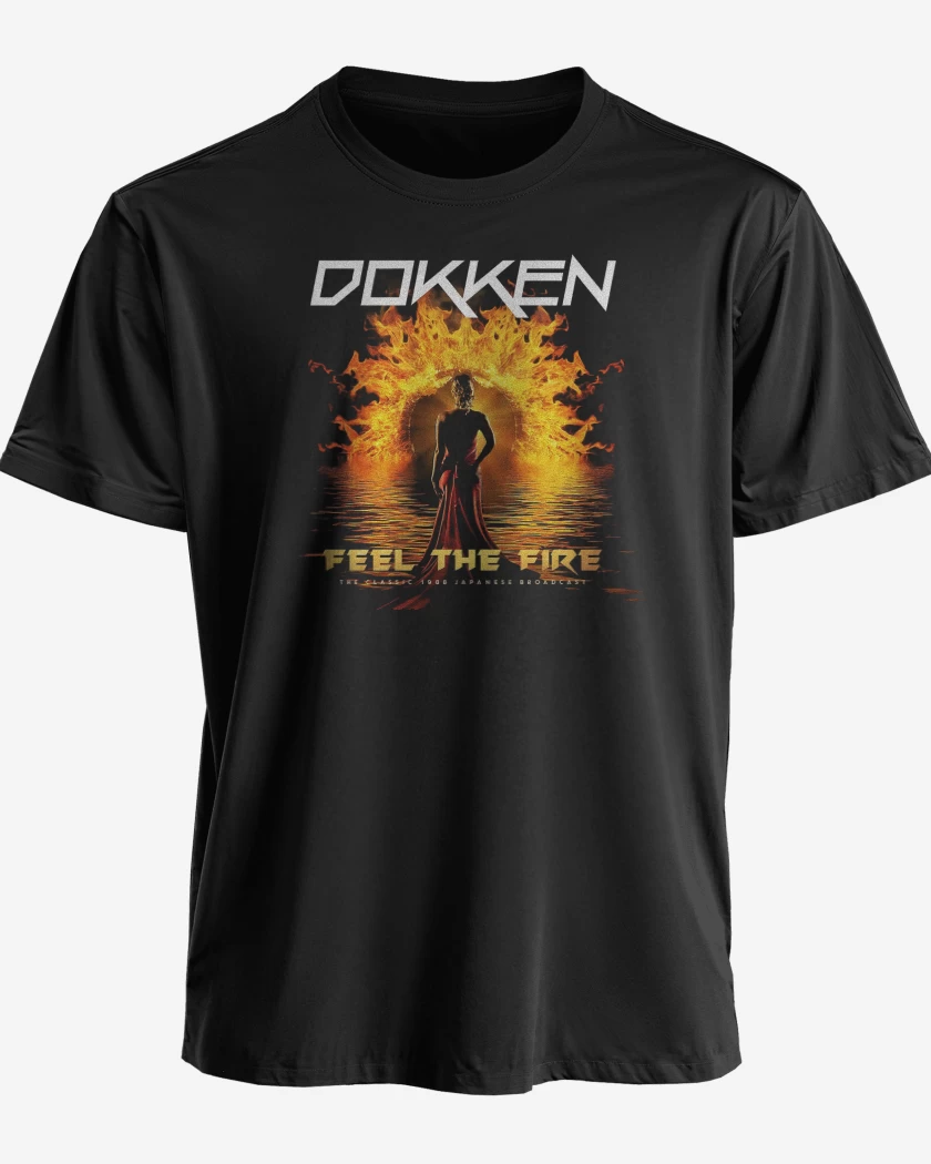 Polera premium Dokken Feel the Fire