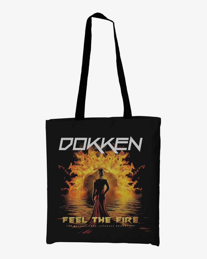 Totebag Dokken Feel the Fire