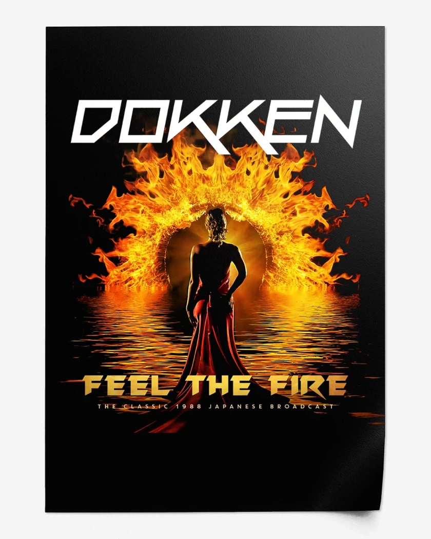 Print Dokken Feel the Fire