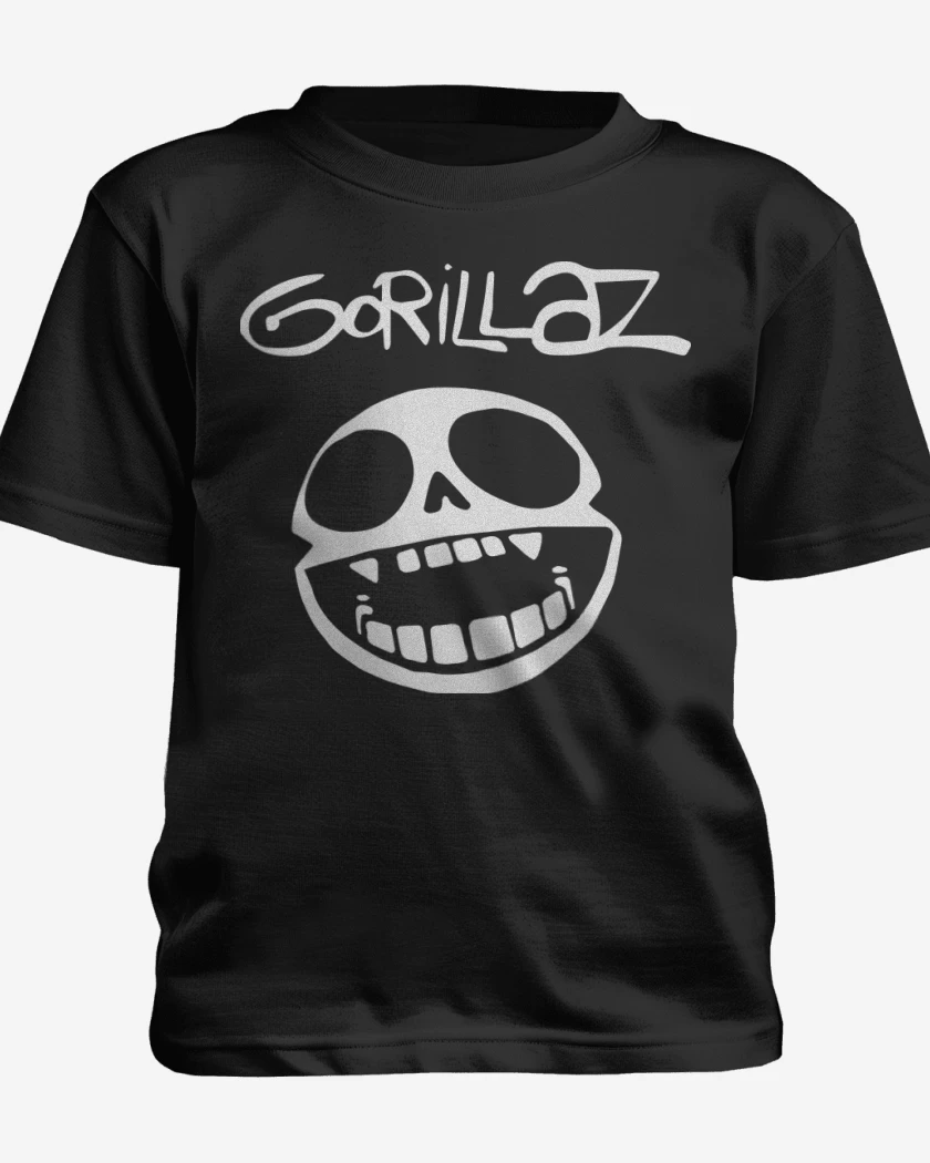 Polera de niño Negro de Gorilazz
