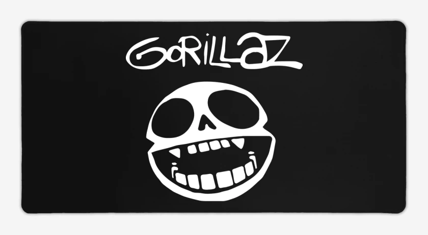 Mouse pad Gamer Negro de Gorilazz