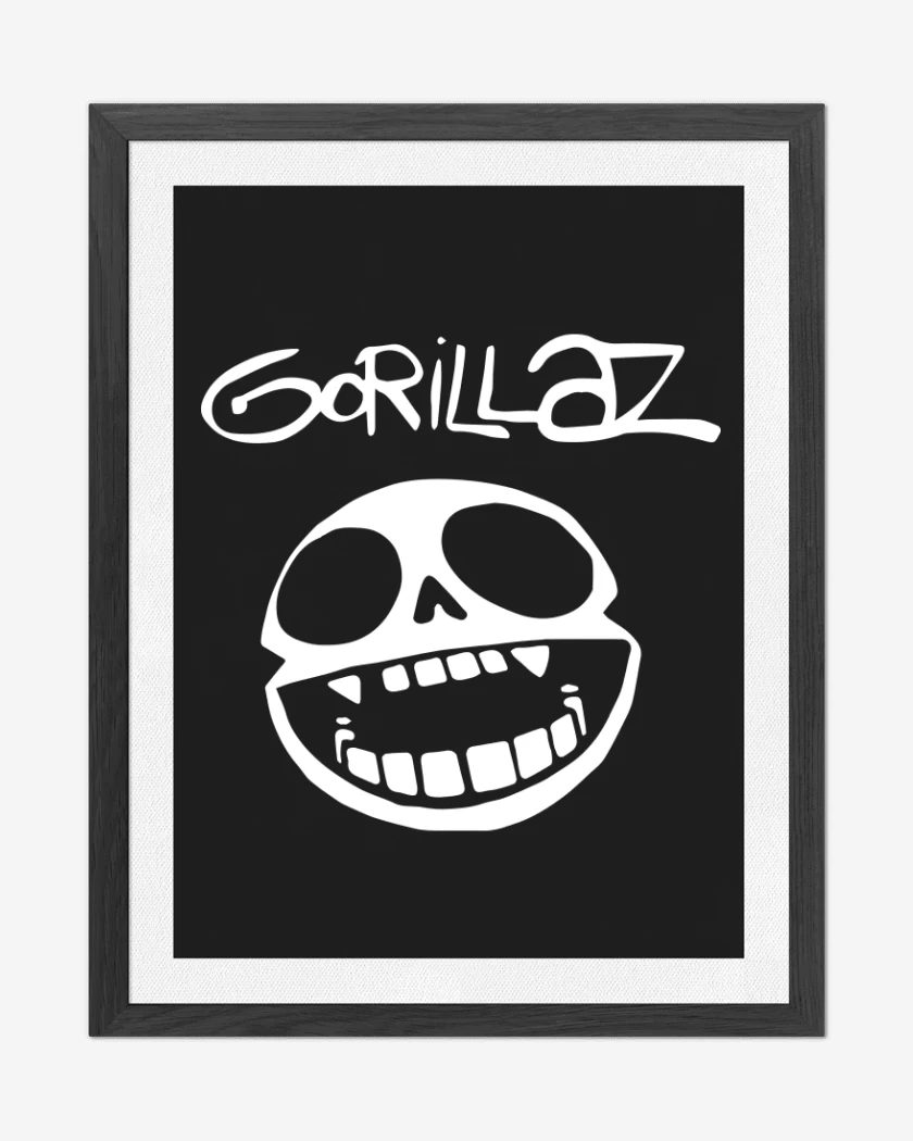 Cuadro decorativo Negro de Gorilazz