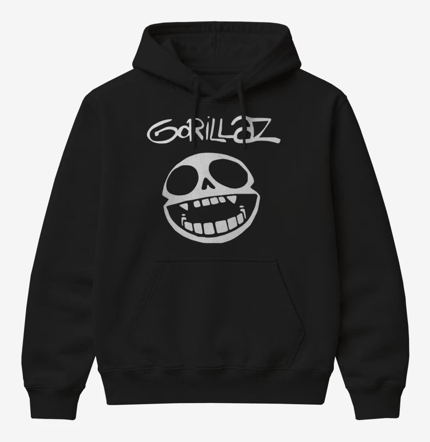 Poleron Canguro básico Negro de Gorilazz
