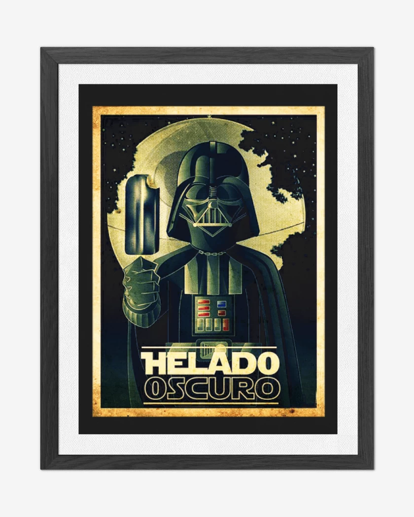 Cuadro decorativo Helado oscuro