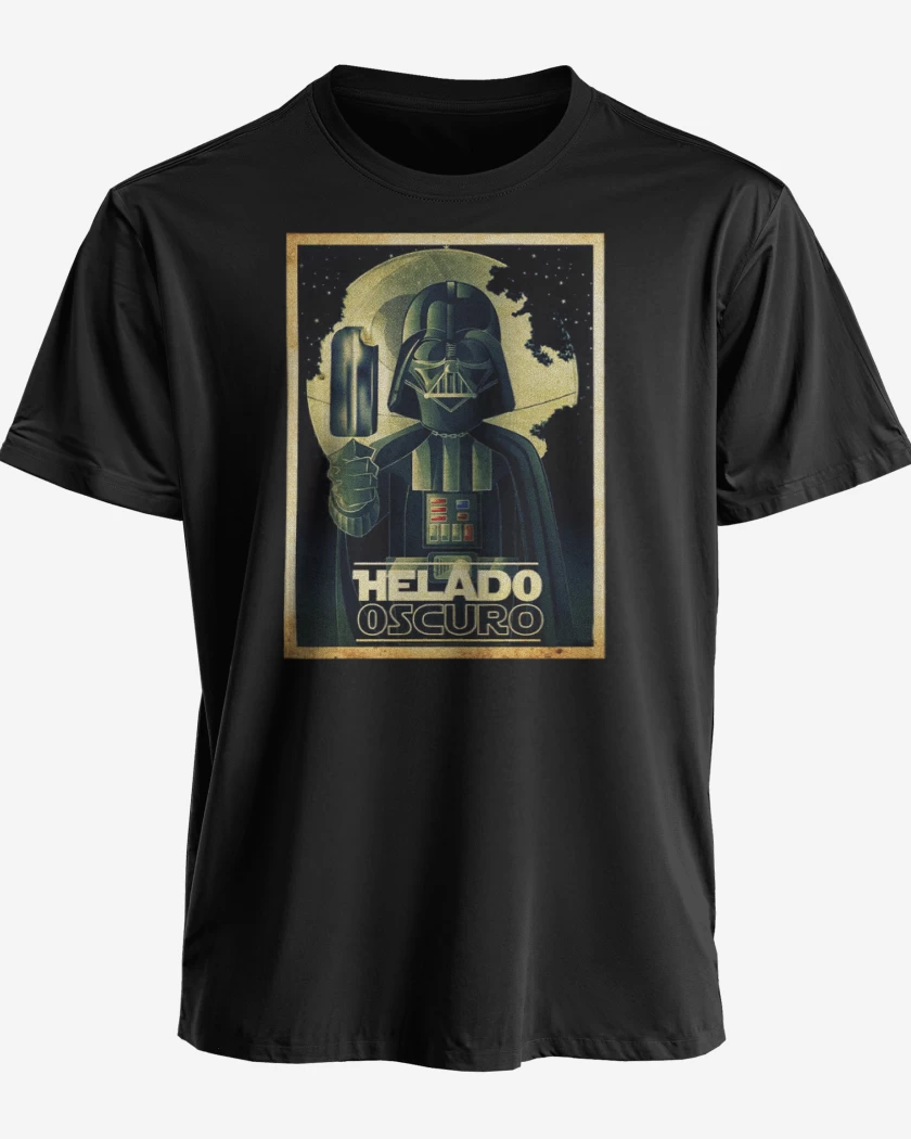 Polera premium Negro de Helado oscuro