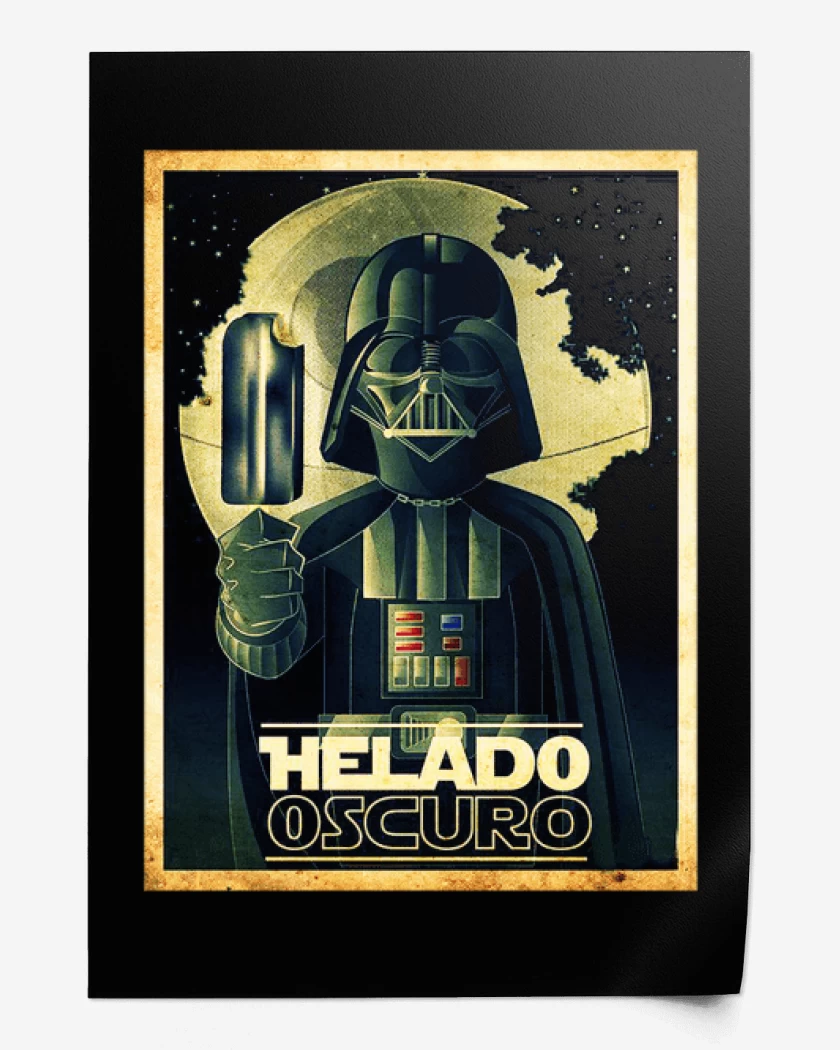 Print Helado oscuro
