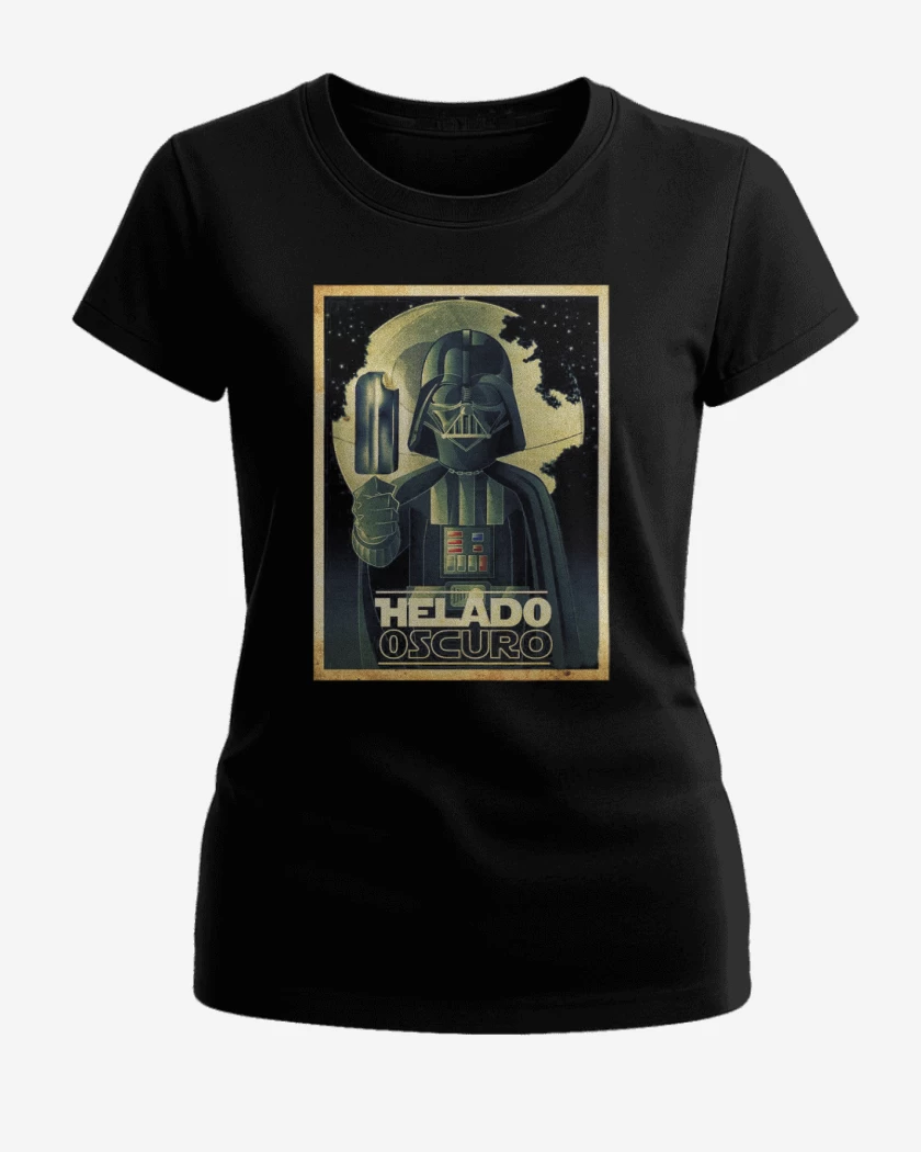 Polera de Mujer Negro de Helado oscuro