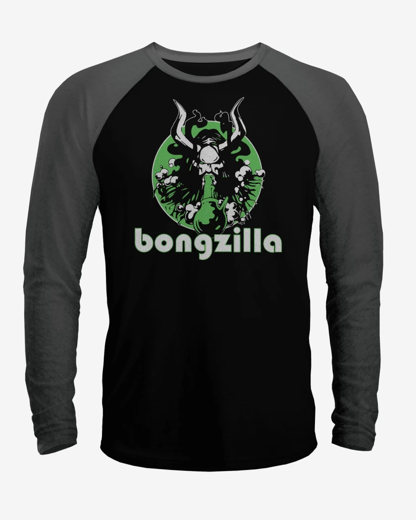Polera Raglan Bongzilla Logo