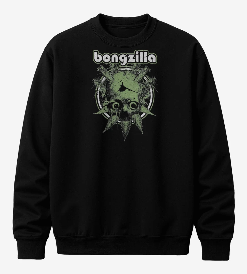 Poleron polo Bongzilla Calavera Bong