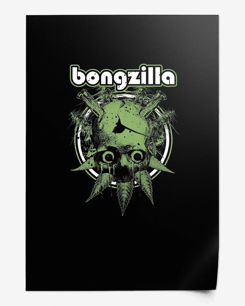 Print Bongzilla Calavera Bong