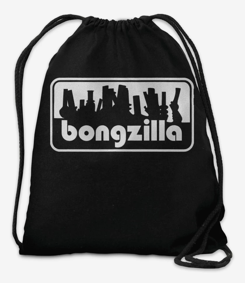 Mochila Negro de Bongzilla Logo B