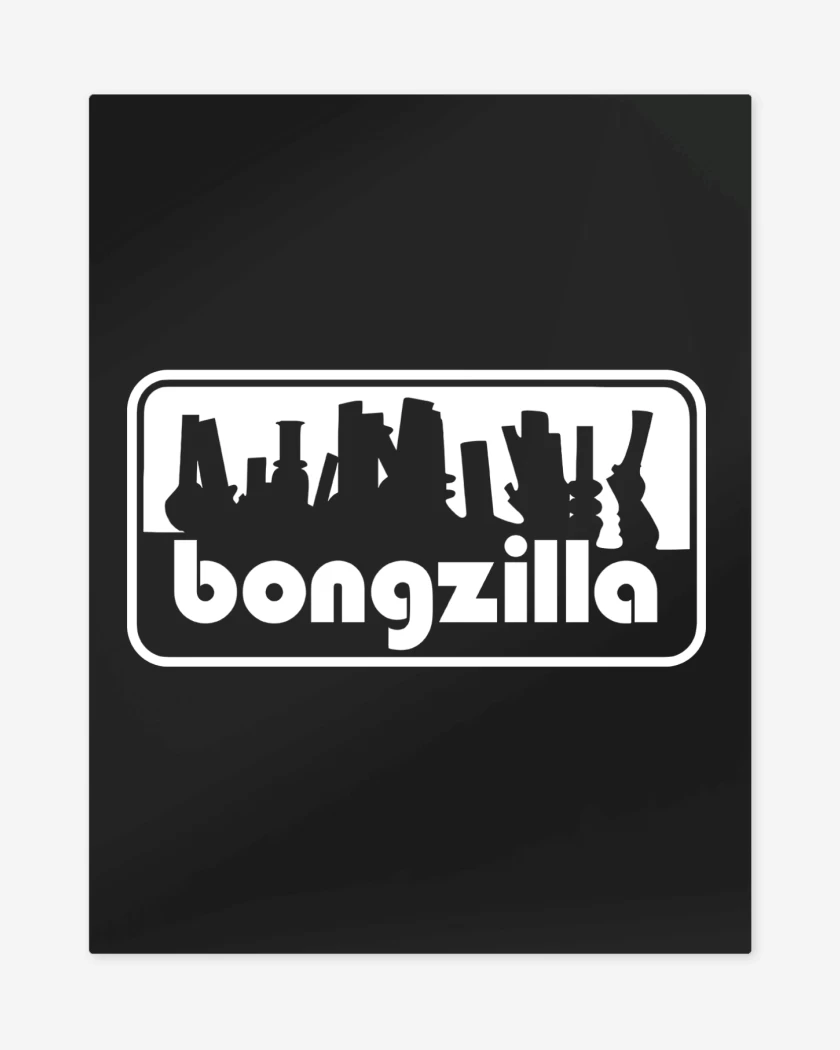 Print metalico Bongzilla Logo B