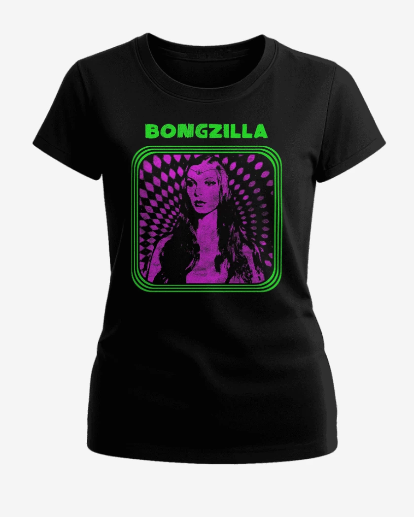 Polera de Mujer Negro de Bongzilla Cartel