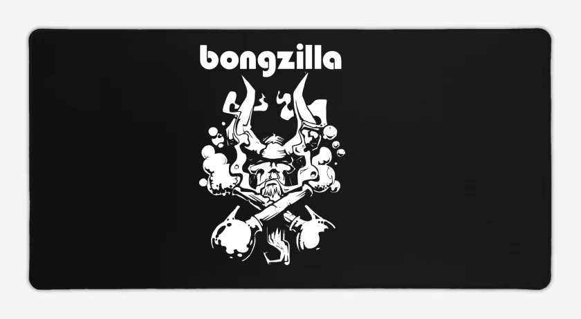 Mouse pad Gamer Negro de Bong Bongzilla