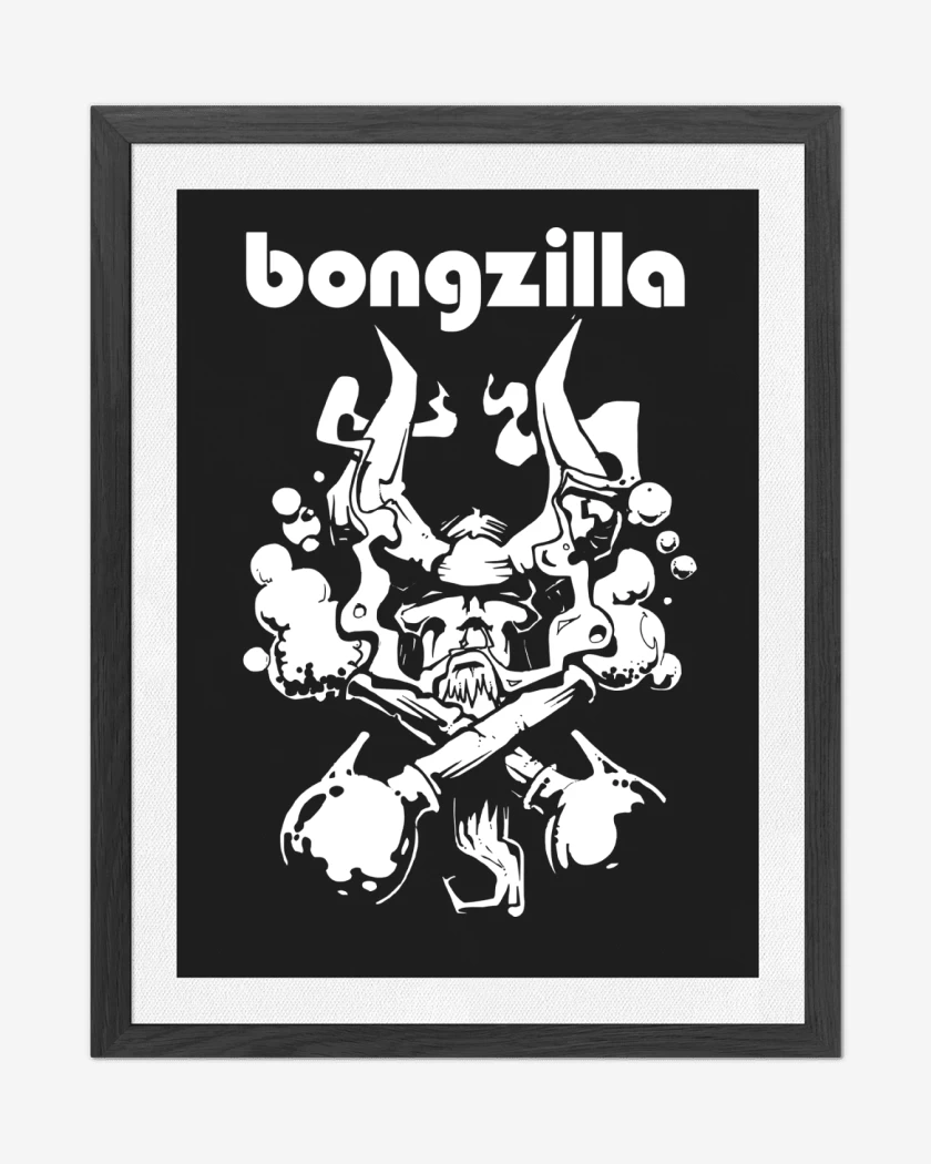 Cuadro decorativo Negro de Bong Bongzilla