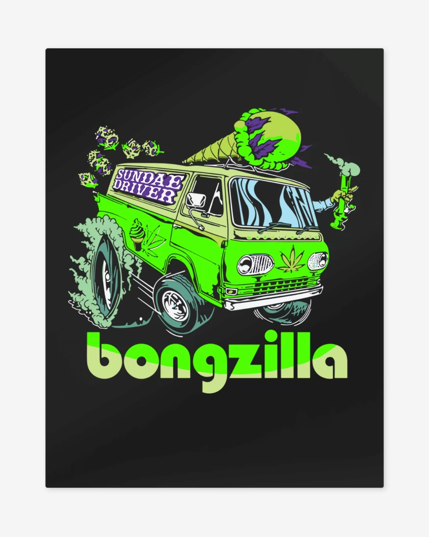 Print metalico Bongzilla Sundae Driver