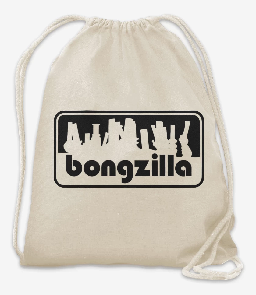 Mochila Blanco de Bongzilla Logo N