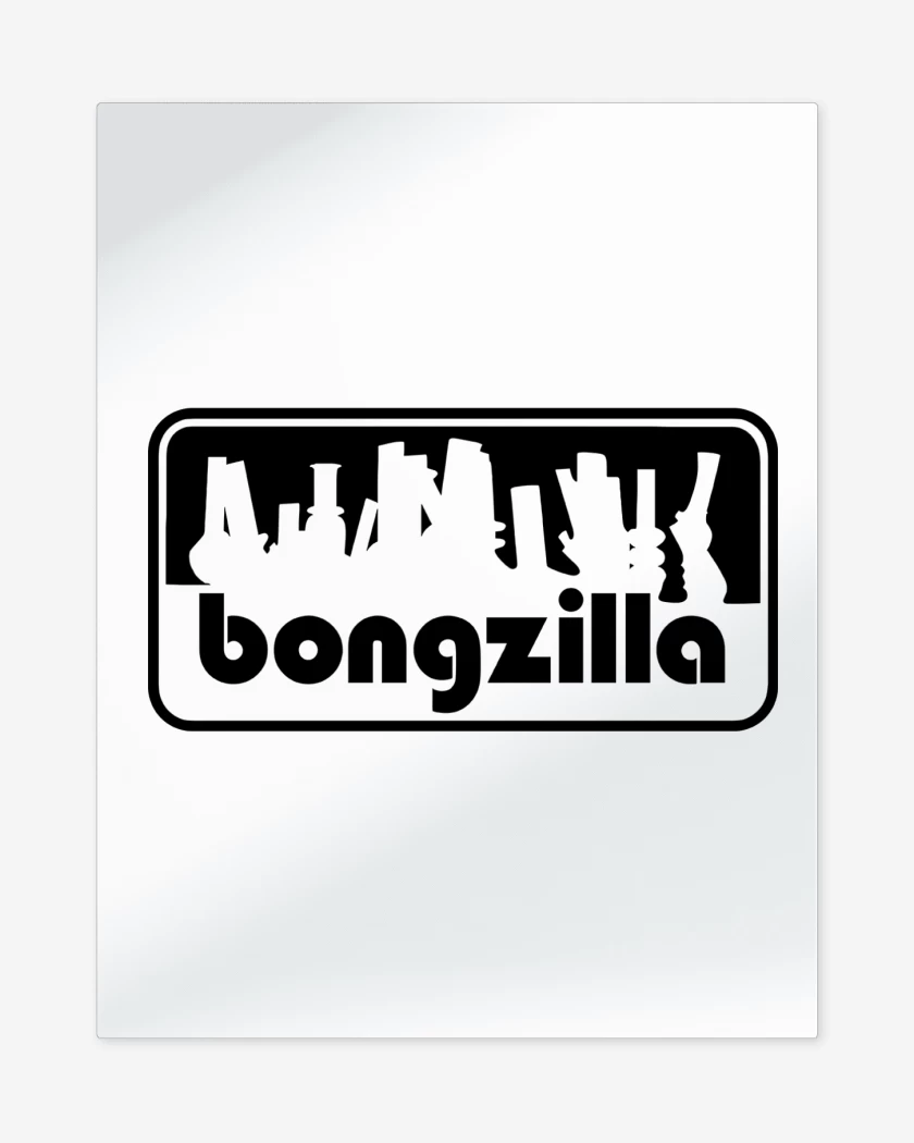 Print metalico Bongzilla Logo N