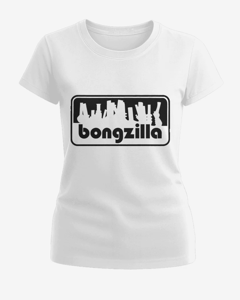 Polera de Mujer Blanco de Bongzilla Logo N