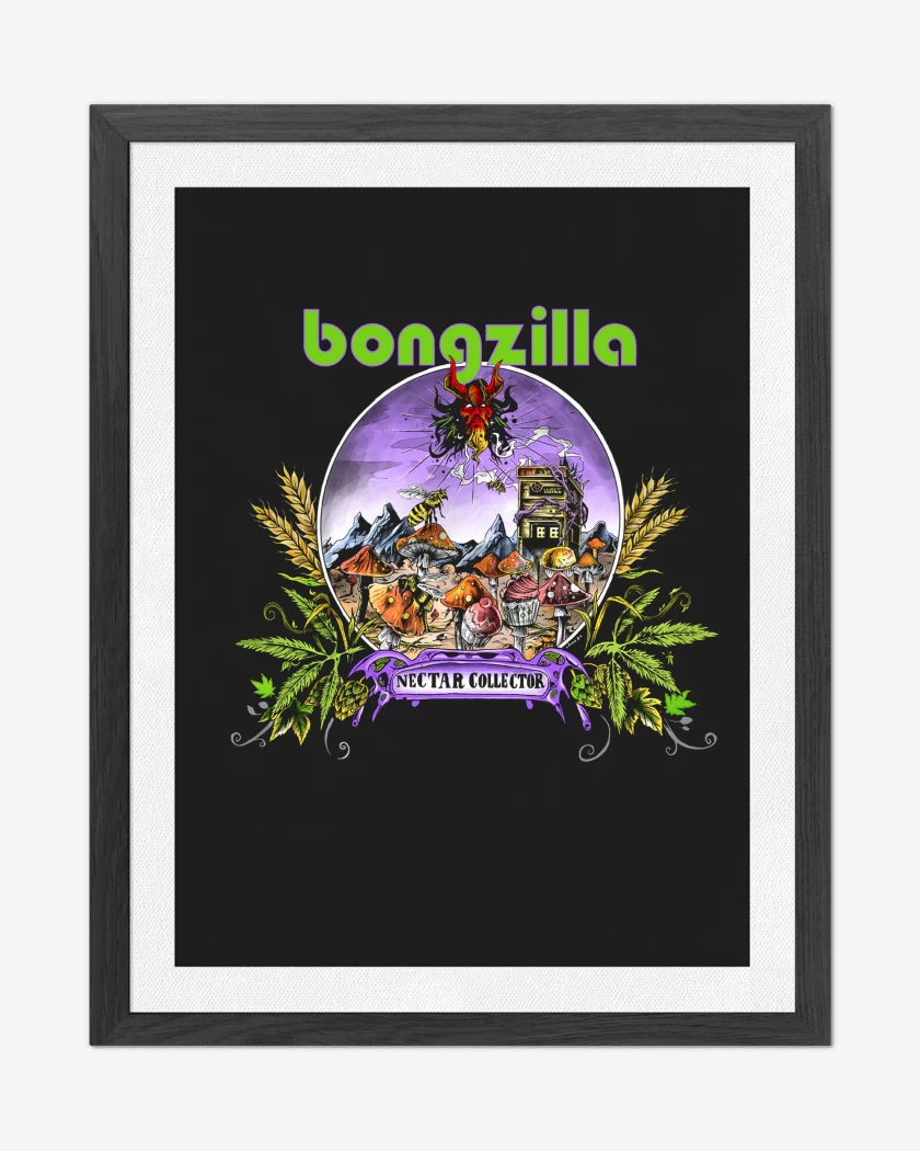 Cuadro decorativo Negro de Bongzilla Nectar Collector