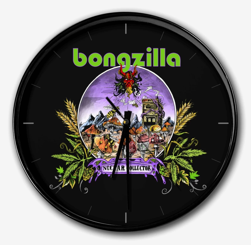 Reloj Negro de Bongzilla Nectar Collector