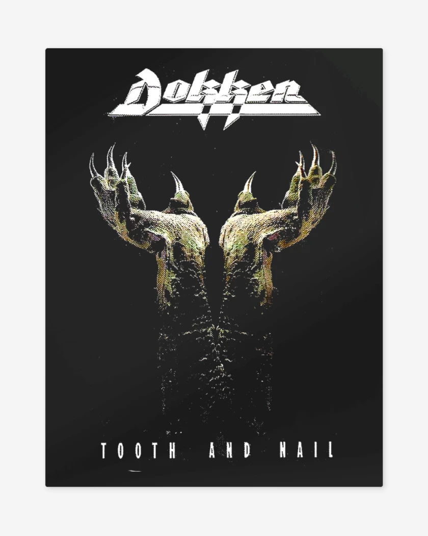 Print metalico Negro de Tooth And Nail Dokken