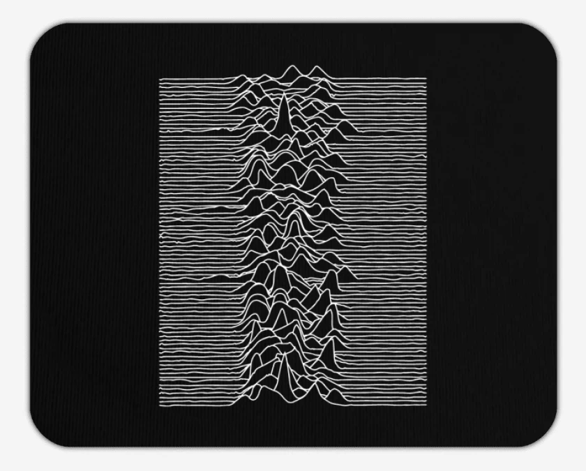Mousepad Joy division blanco