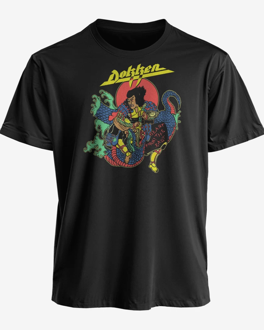 Polera premium Negro de Dokken Beast From the East